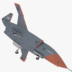 Boeing Loyal Wingman Military Drone MQ-28A Ghost Bat 3D model