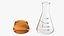 Soluzione d'oro in matraccio Erlenmeyer a bocca stretta da 250 ml