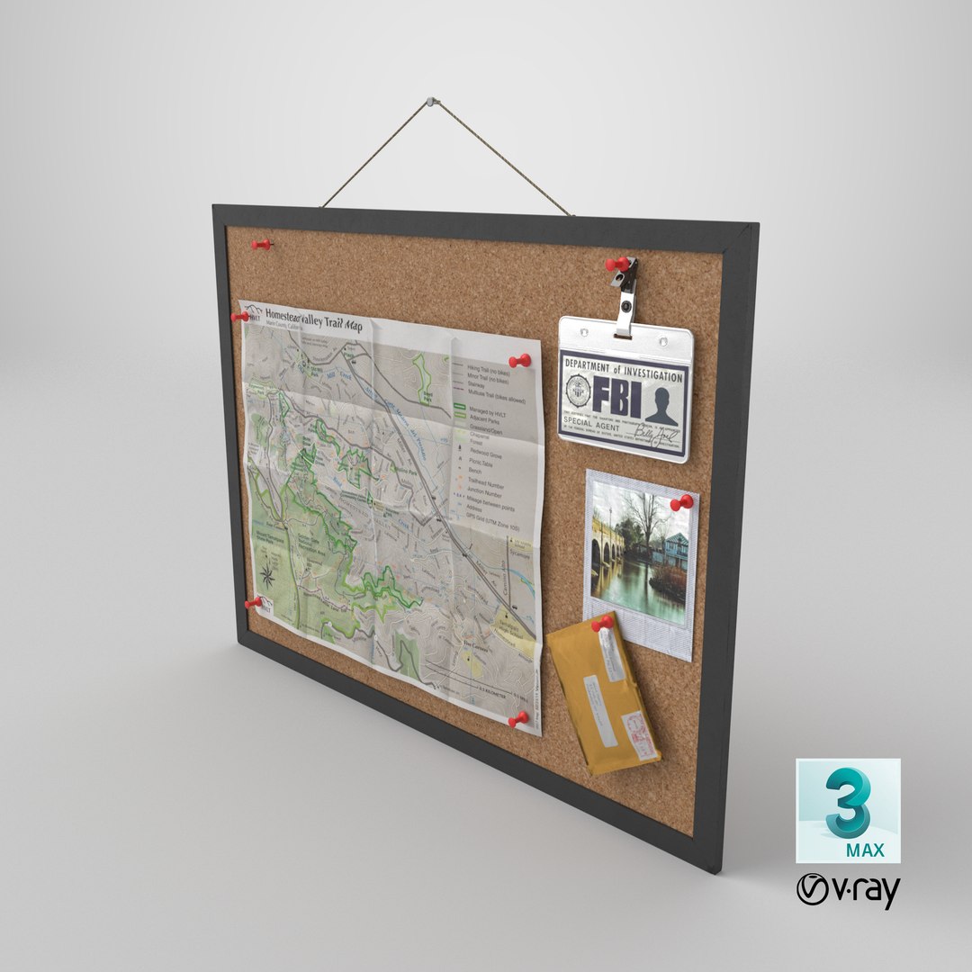 Detective Cork Board Game Ready 3D model https://p.turbosquid.com/ts-thumb/a2/YsrQH7/iy/stemcell_max_vray_render/png/1788265727/1920x1080/fit_q87/73888564cda91a2f0468d626a2496a582b65c7d0/stemcell_max_vray_render.jpg