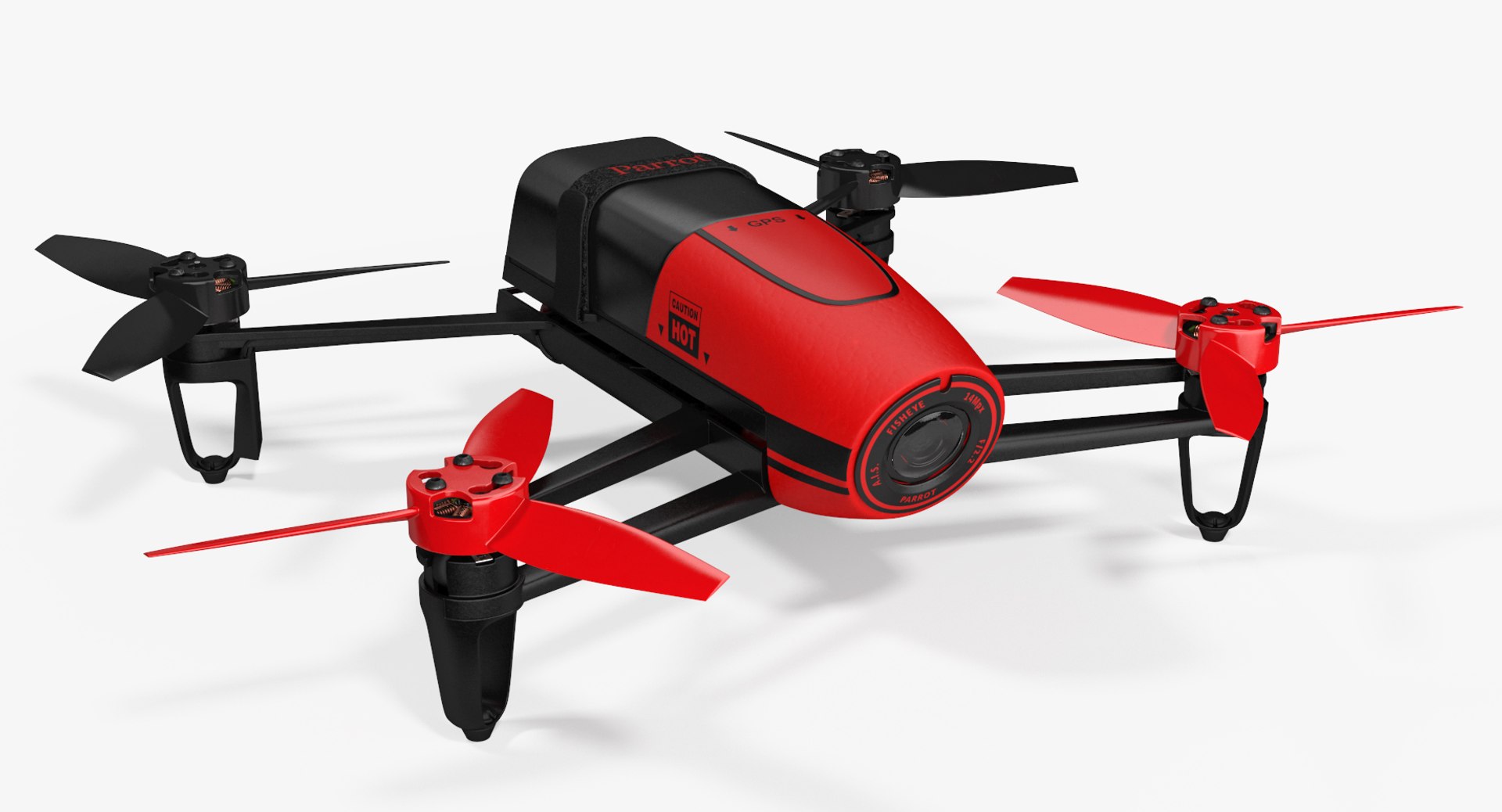 Parrot bebop quadcopter drone model - TurboSquid 1195568