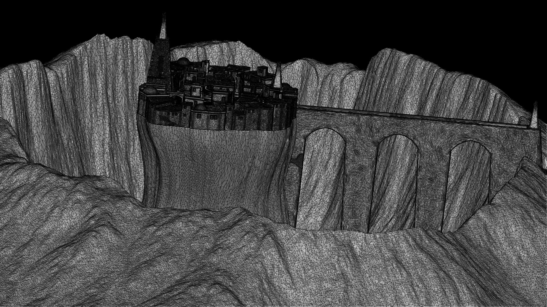 3D Temple in volcano https://p.turbosquid.com/ts-thumb/a2/ZIuBc0/XJ/templeinvolcanowire/png/1619634559/1920x1080/fit_q87/d16769d554cdcdc9920a550ee9eb336fd1ce8d00/templeinvolcanowire.jpg