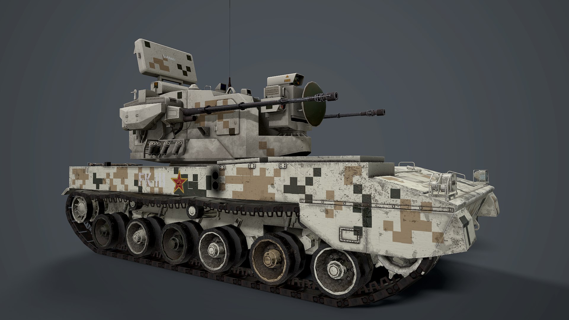 PGZ-09 SPAAG Chinese 3D Model - TurboSquid 1758248