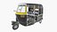 3D rickshaw bajaj auto model
