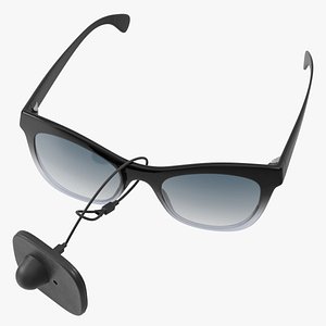 Glasses With Security Tag 3D