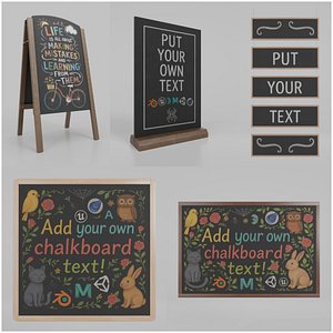 Café and Restaurant Chalkboard Collection - Customizable Chalkboards