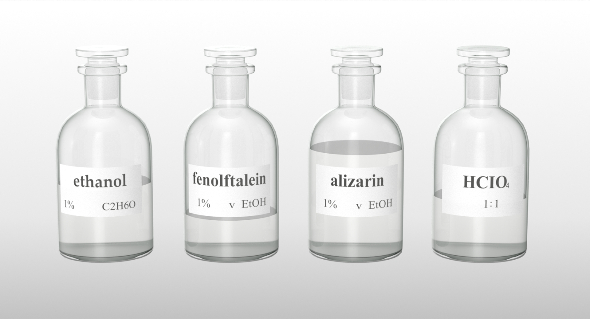 3D model realistic laboratory medical bottles - TurboSquid 1243924
