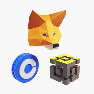Metamask 3D crypto exchanges High quality