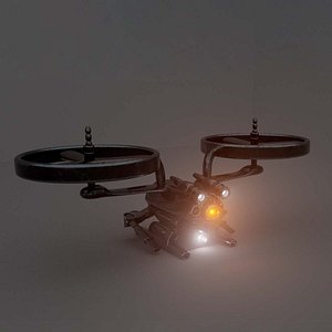 3D Sci-fi Drone model
