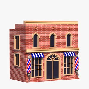 3D model Barbershop
