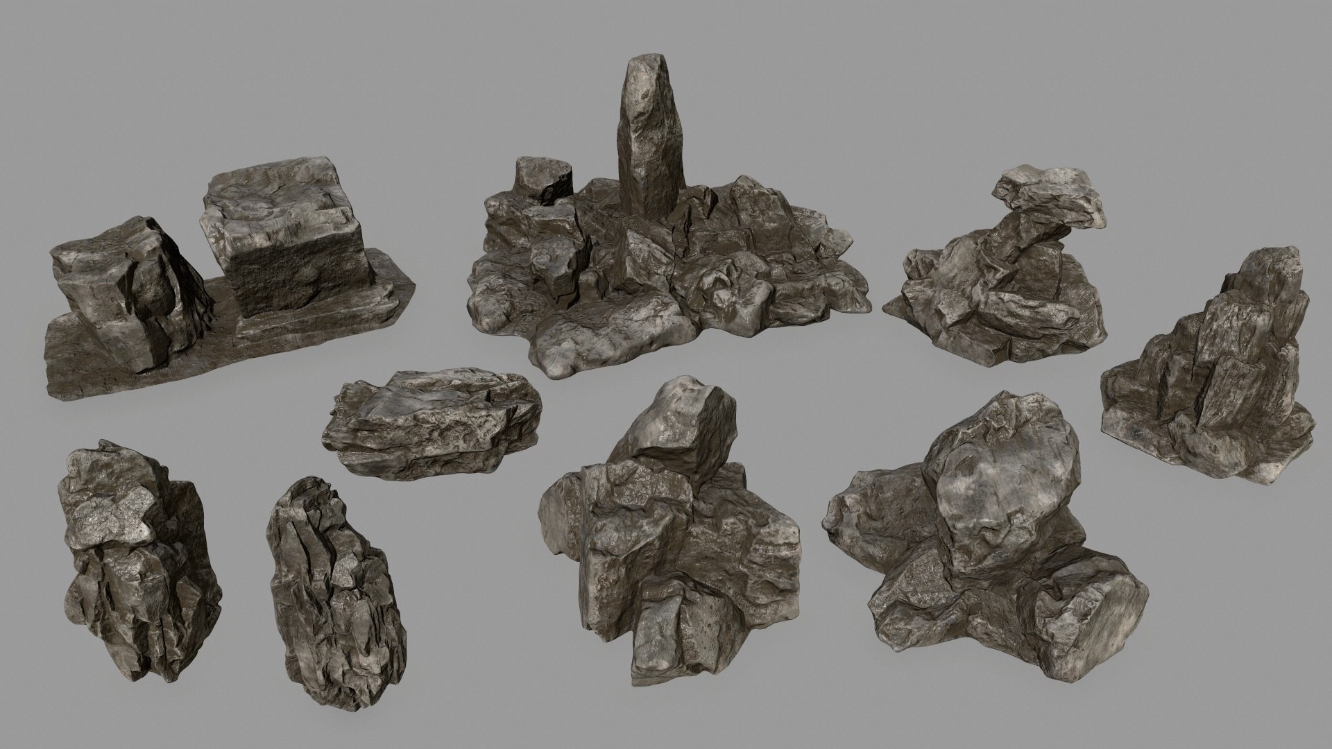 Rock Model - TurboSquid 1369602