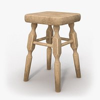 Wooden Chair BPR and nonPBR