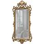 Classic Antique Tall Wall Mirror in elegant gold frame 3D model