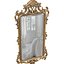 Classic Antique Tall Wall Mirror in elegant gold frame 3D model