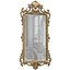 Classic Antique Tall Wall Mirror in elegant gold frame 3D model