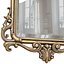 Classic Antique Tall Wall Mirror in elegant gold frame 3D model