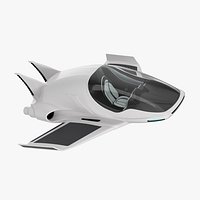 Futuristic Air Concept Car