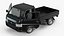 Schwarzer Suzuki Carry Truck vereinfacht