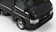 Schwarzer Suzuki Carry Truck vereinfacht