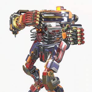 3D model Robot Fighter