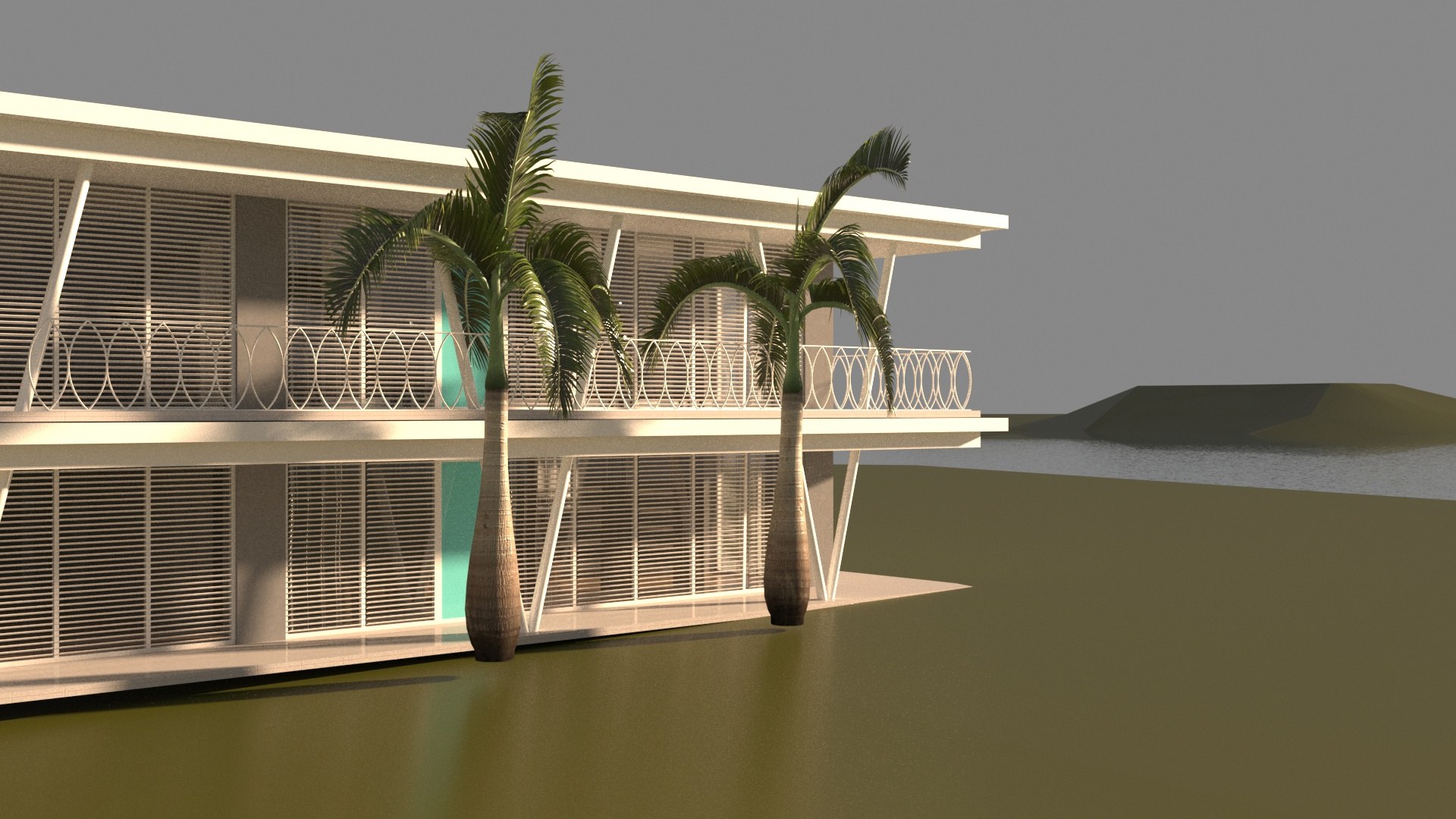 Dexter Apartment Miami Harbor Club Apartments 3D Model