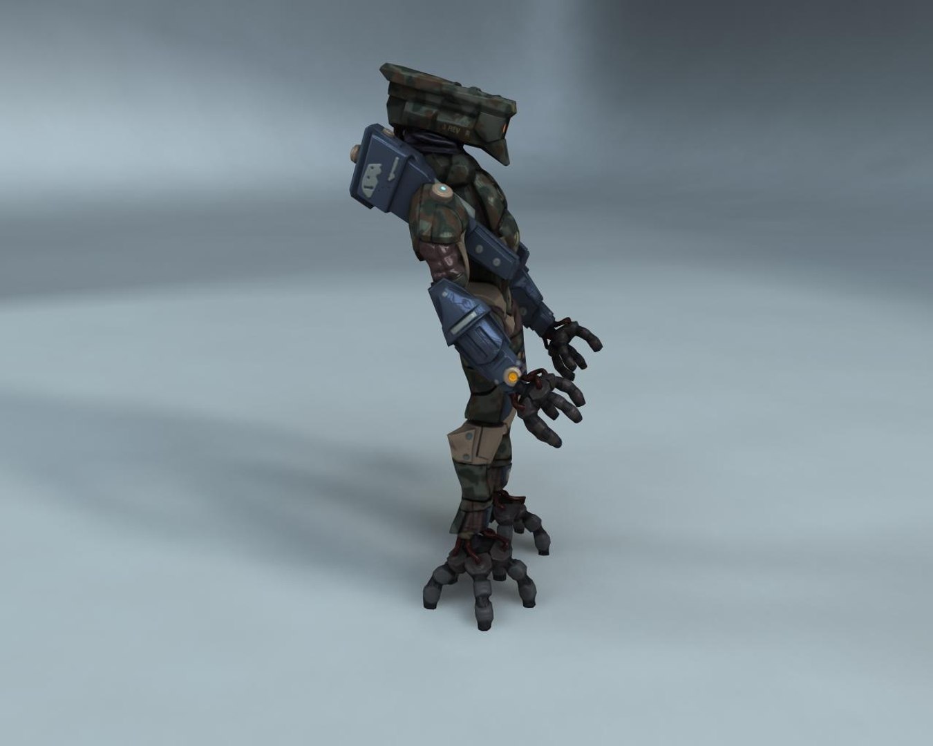 3d Menacing Mech Model