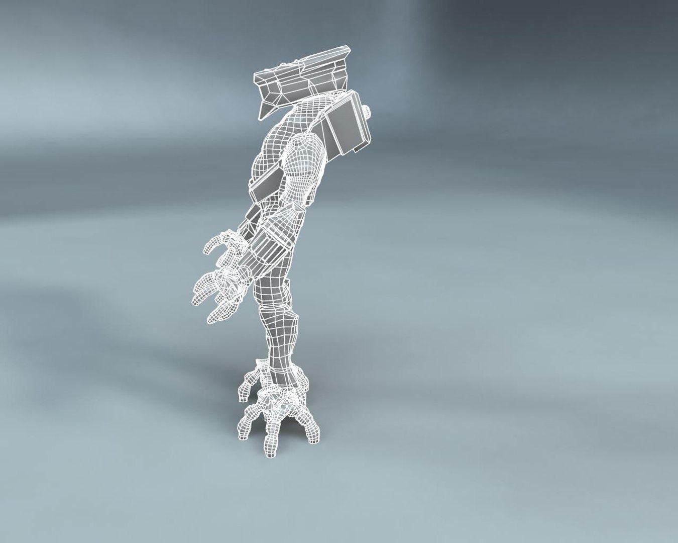 3d Menacing Mech Model