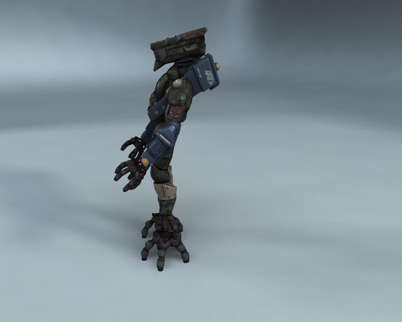3d Menacing Mech Model