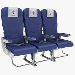 3D model airplane chair