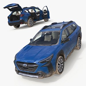 Subaru Outback 2025 Blue Dirty Rigged