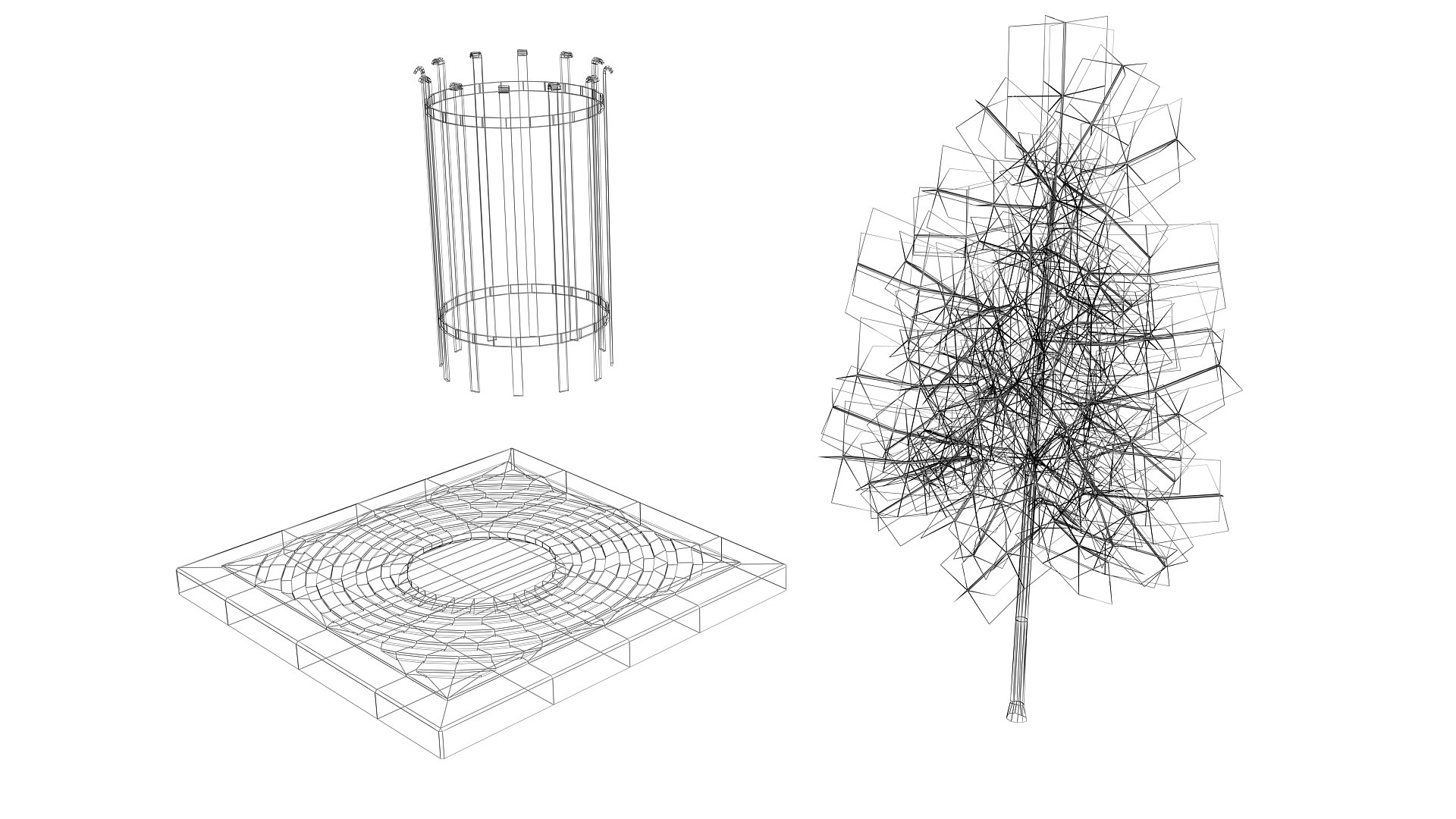 3D Street Tree Planter Model TurboSquid 1290815