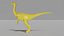 Low-poly Gallimimus 3D model