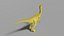 Low-poly Gallimimus 3D model