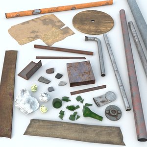 Junk Props PBR 3D