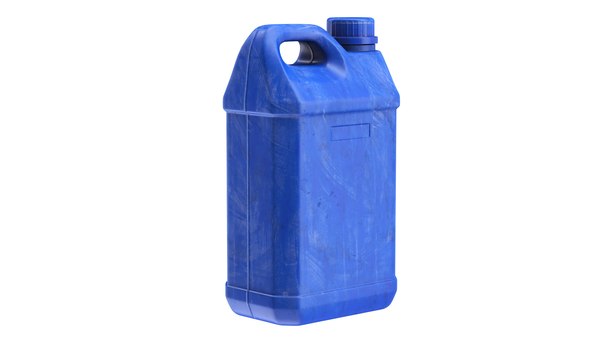 3D модель Старая пластиковая канистра синяя - TurboSquid 1789827