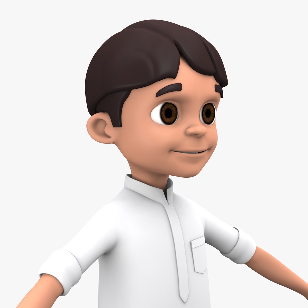 3D Arabian Boy Character - TurboSquid 1151451