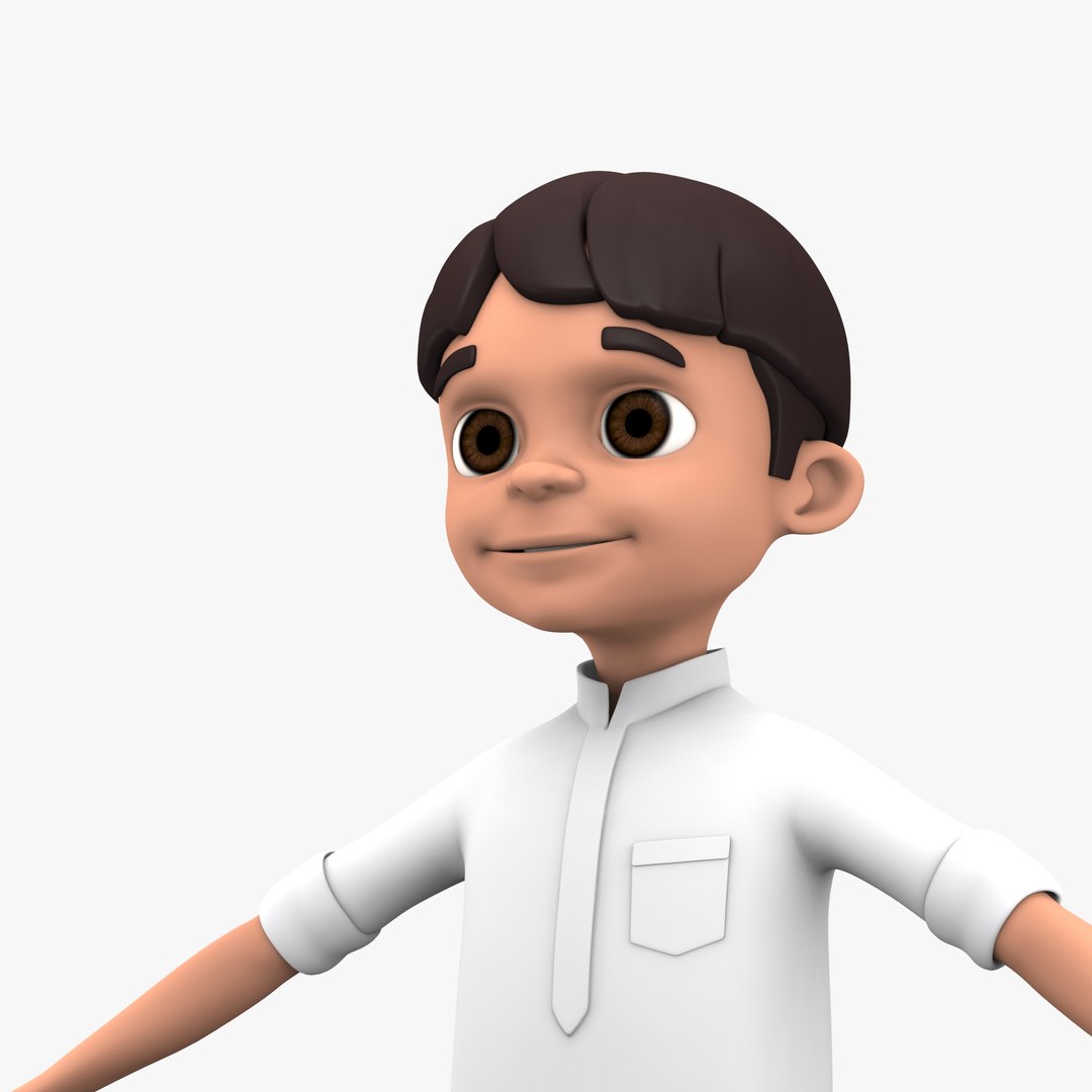 3D Arabian Boy Character - TurboSquid 1151451