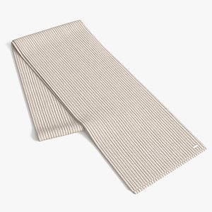 Beige Scarf Folded model