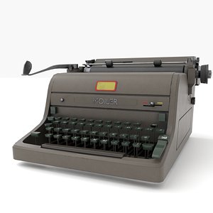 3D Typewriter model