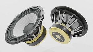 Speaker Woofer JBL - Blender 3d