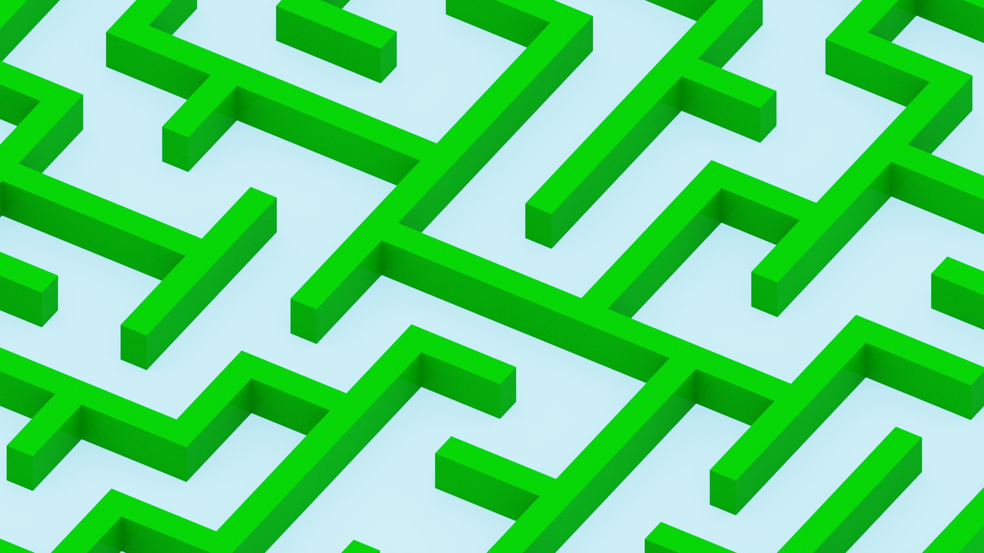 3D Green Labyrinth Model - TurboSquid 2002594