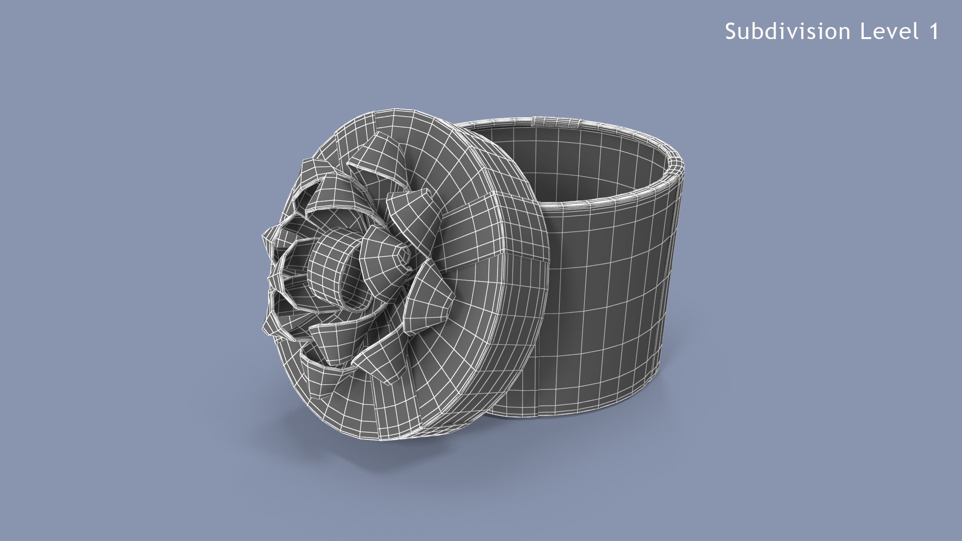 3D Gift Box Cylinder Red Open https://p.turbosquid.com/ts-thumb/a3/spEA2N/IK/11_wireframe/png/1630054925/1920x1080/fit_q87/3c290aeb78cdb6de5e62e1087436b5d9cdb18f31/11_wireframe.jpg