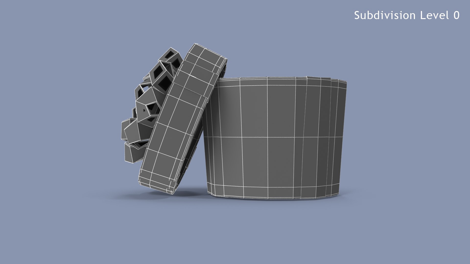 3D Gift Box Cylinder Red Open https://p.turbosquid.com/ts-thumb/a3/spEA2N/OR/04_wireframe/png/1630054881/1920x1080/fit_q87/0d939e2cfdd50c2ec030a62a74337485373294fc/04_wireframe.jpg