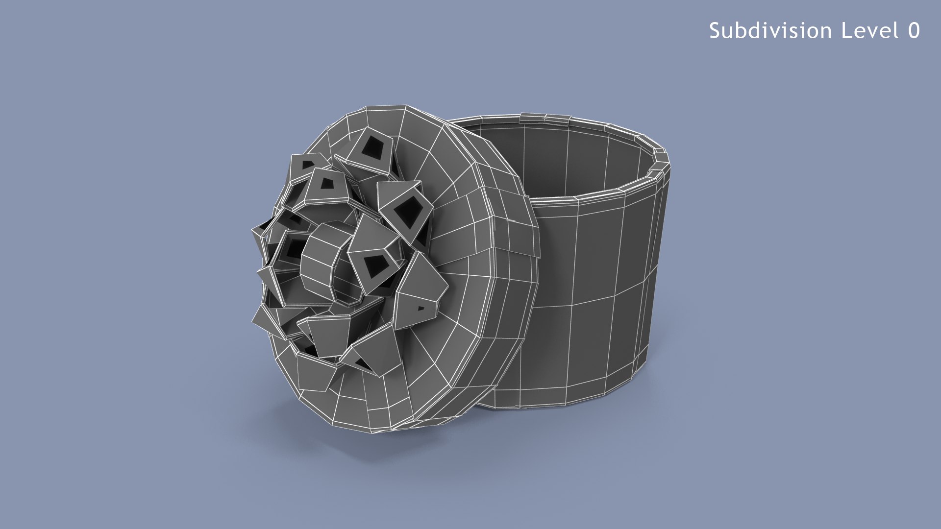 3D Gift Box Cylinder Red Open https://p.turbosquid.com/ts-thumb/a3/spEA2N/TY/01_wireframe/png/1630054884/1920x1080/fit_q87/fd6da883da9d23f3be339b68382bebf3768c607d/01_wireframe.jpg