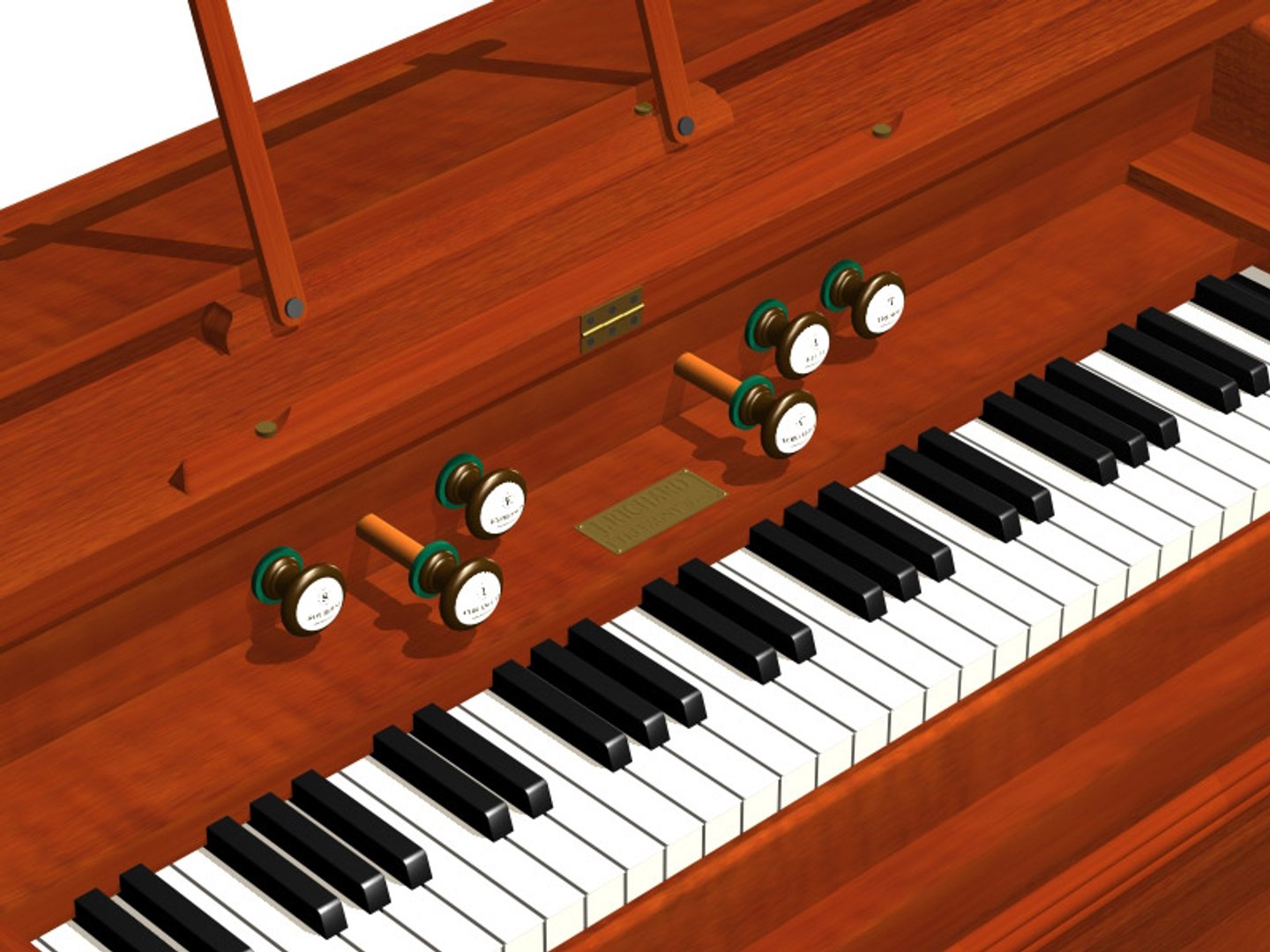 3d Model Harmonium