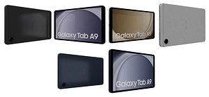 3D model Samsung Galaxy Tab A9 All Colors