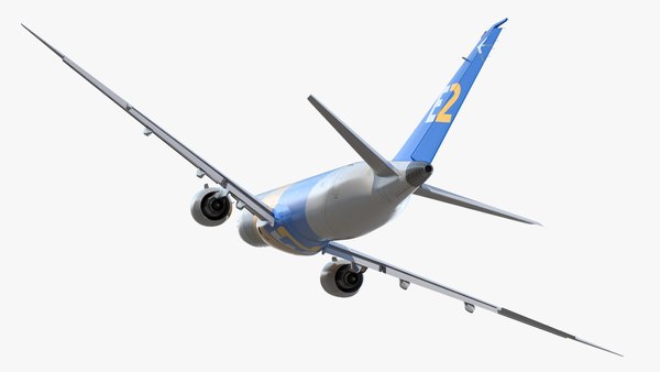 3D embraer e-jet e195-e2 jet - TurboSquid 1446808