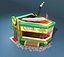 Weed Cannabis tienda de marihuana Blender render Low-poly modelo 3d