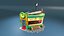 Weed Cannabis tienda de marihuana Blender render Low-poly modelo 3d