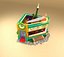 Weed Cannabis tienda de marihuana Blender render Low-poly modelo 3d
