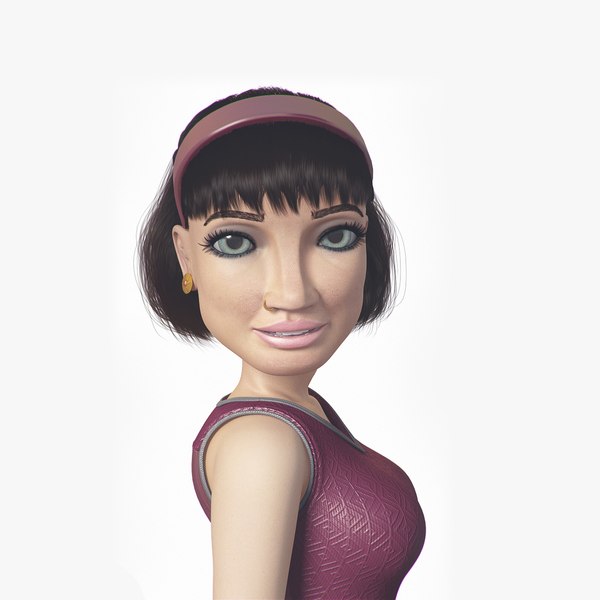 Angela A Stylized Girl 3D